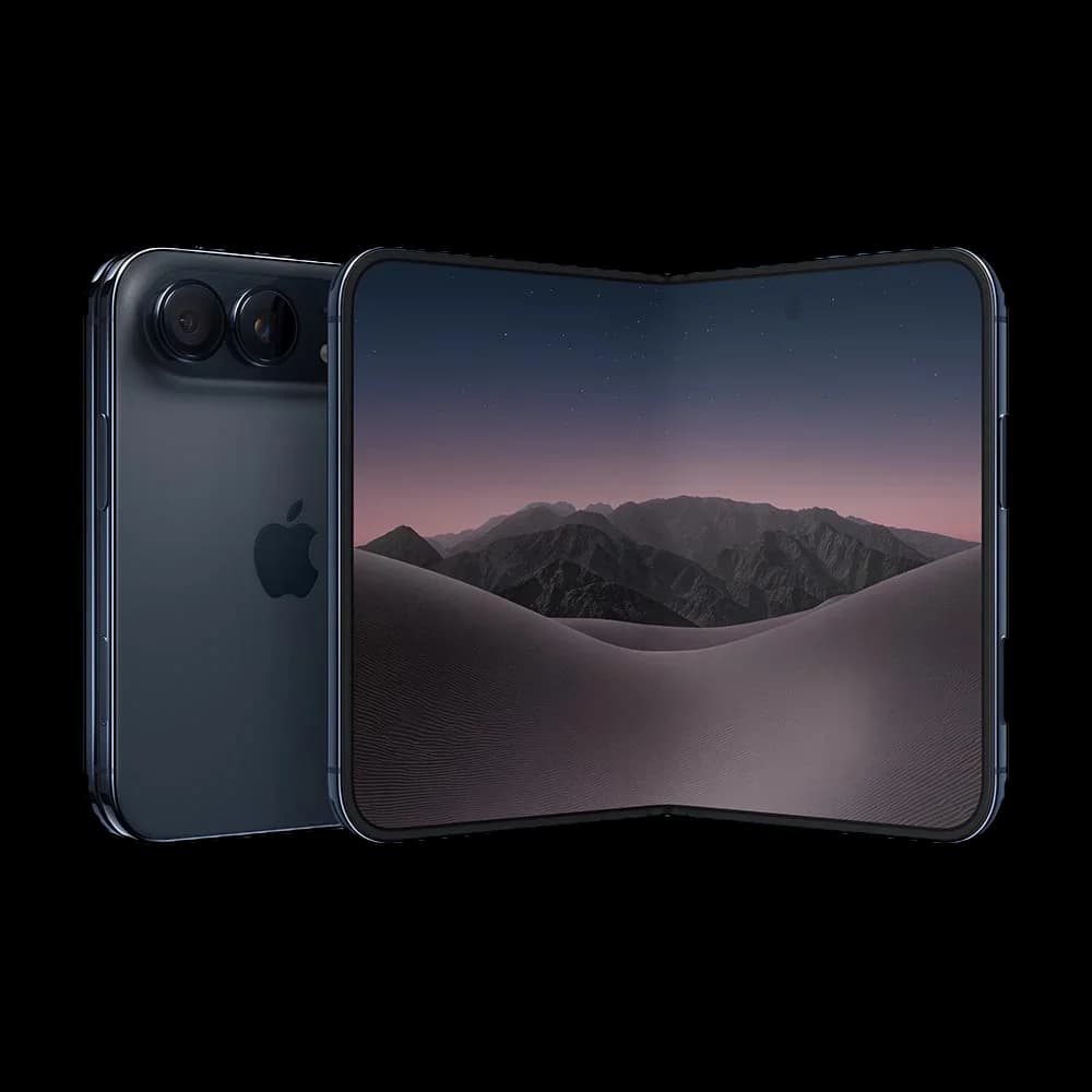 Apple iPhone Duo Night Sky — сложенный и раскрытый