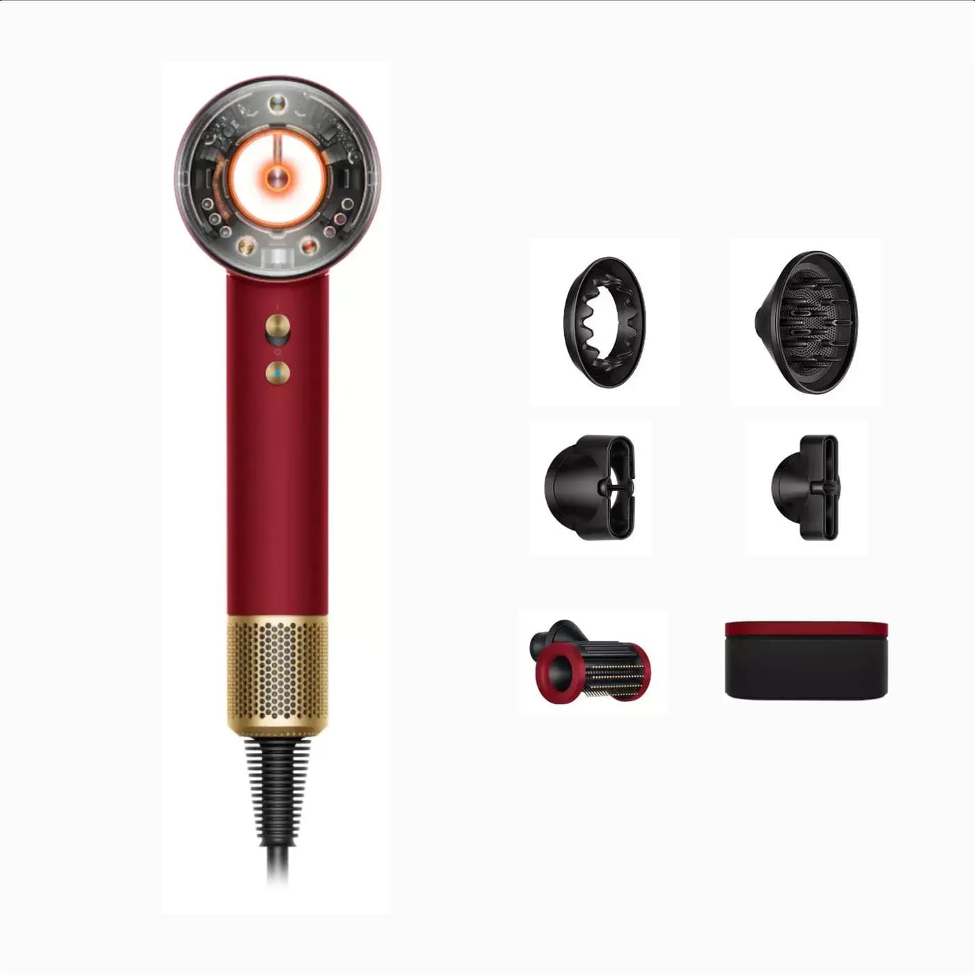 Фен Dyson Supersonic Nural Hair Dryer HD16 Red Velvet/Gold